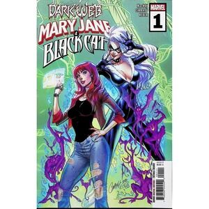 Mary Jane & Black Cat #1 Dark Web J Scott Campbell Cover Marvel 2023 VF/NM